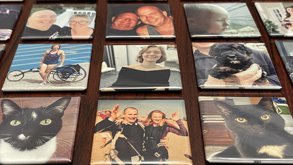 Custom Photo Flat Magnets 2X2 Inch Square (Set of 25)
