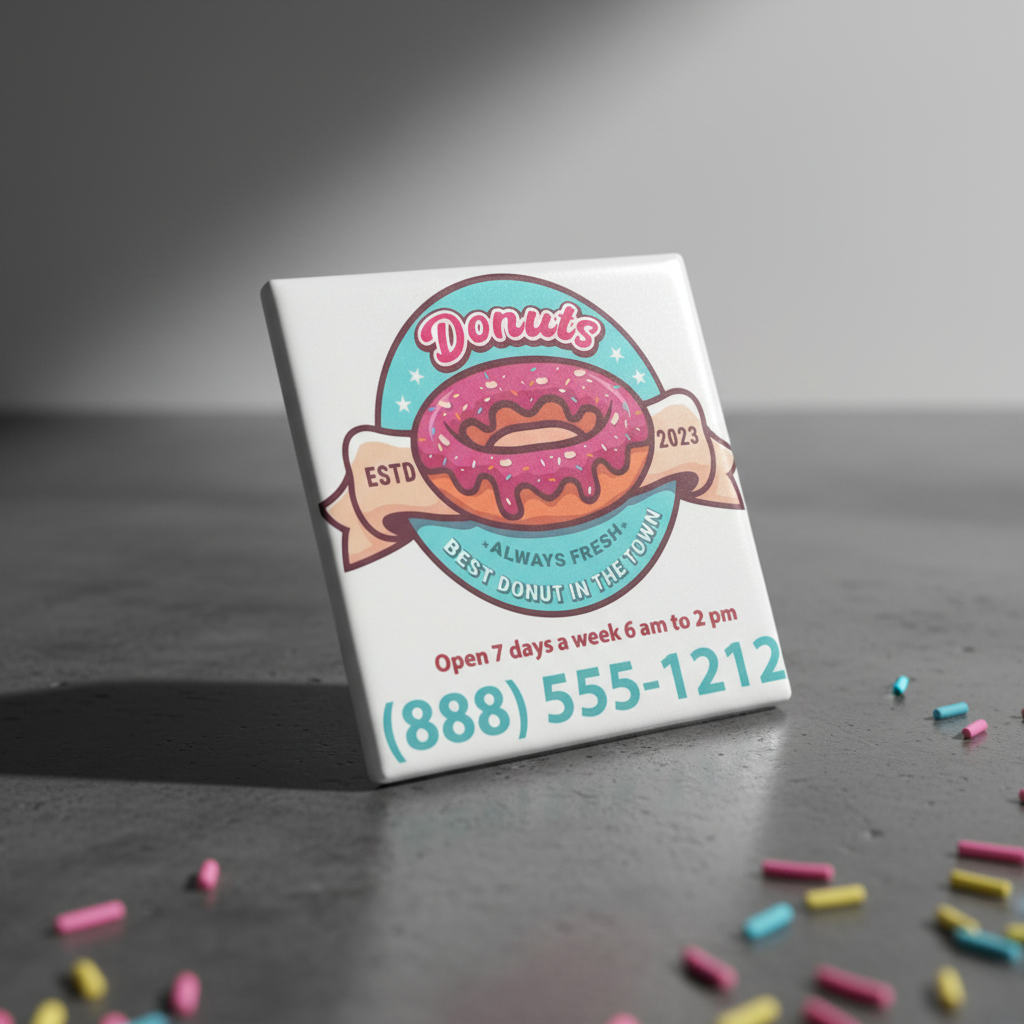 Company Logo Magnets 1000 Pieces